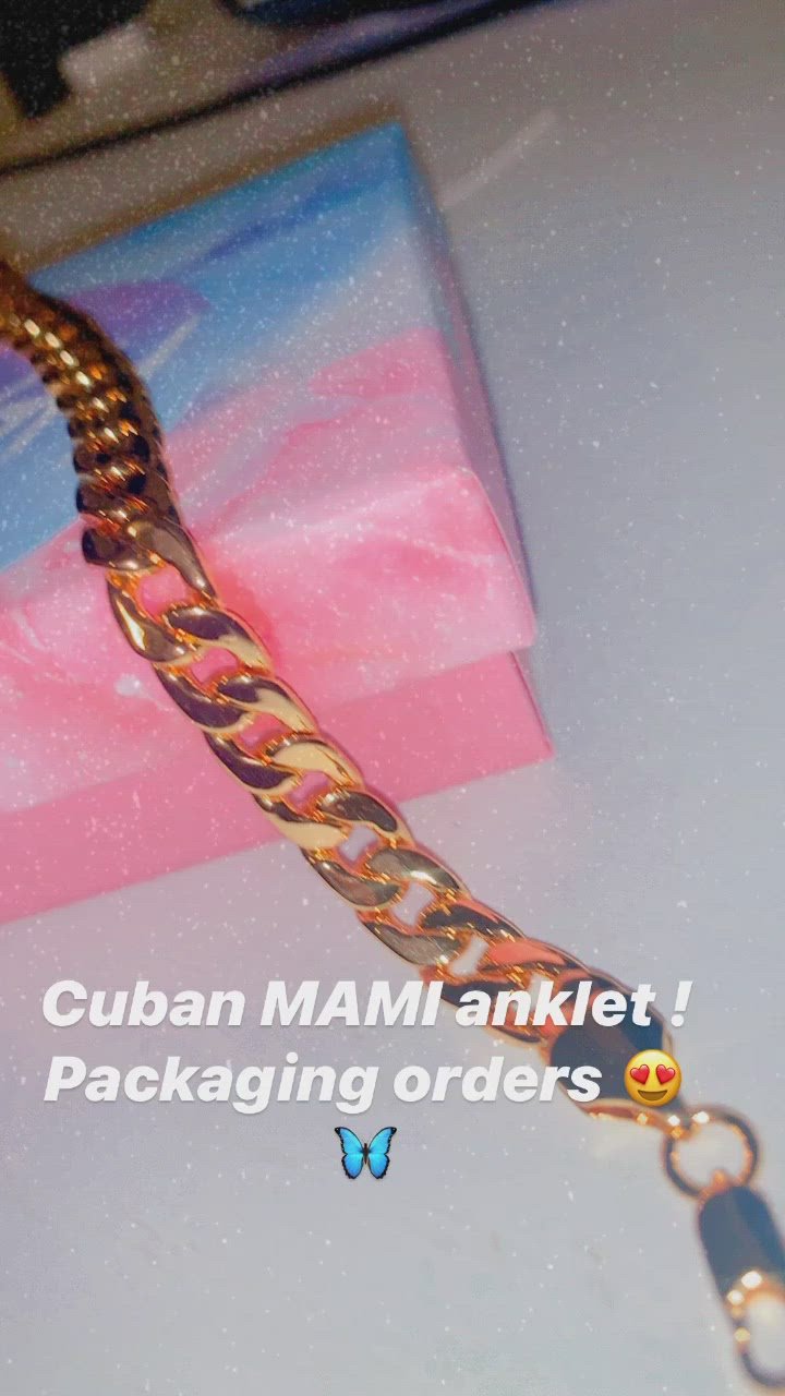 CUBAN MAMI ANKLET