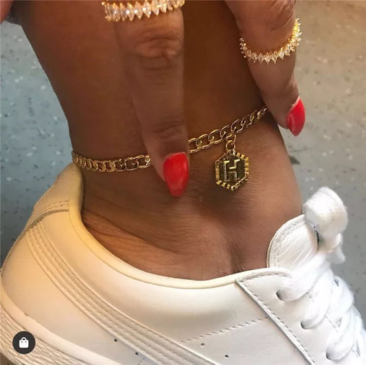 INITIAL ANKLET